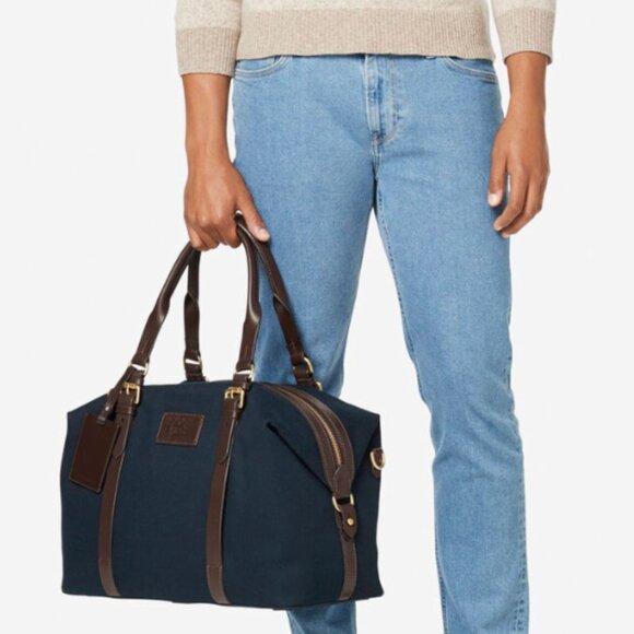 Cole Haan | Matthews Canvas Duffle F11092 in Navy/Brown - Picture 1 of 16